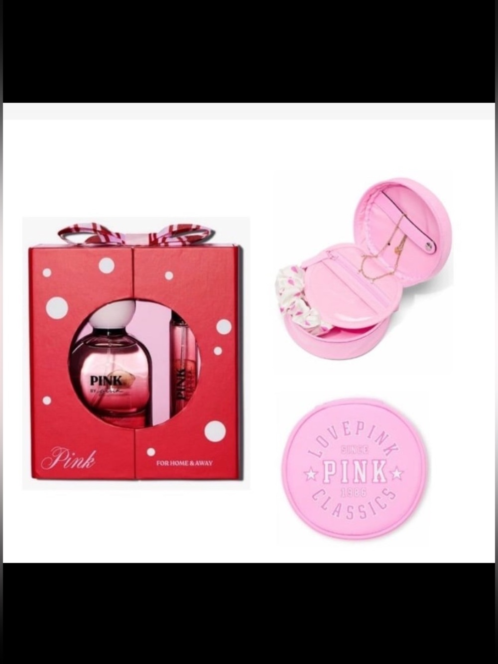 PINK VS Fragrance Gift Set and Jewelry Case